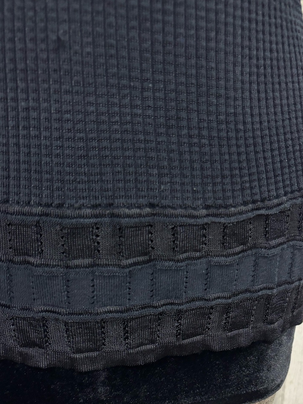 Caché Vintage Y2K Waffle Knit Polo Collar‎ Short Sleeve Sweater - Picture 3 of 9